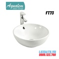 Chậu rửa lavabo dương bàn tròn Aqualem FT73