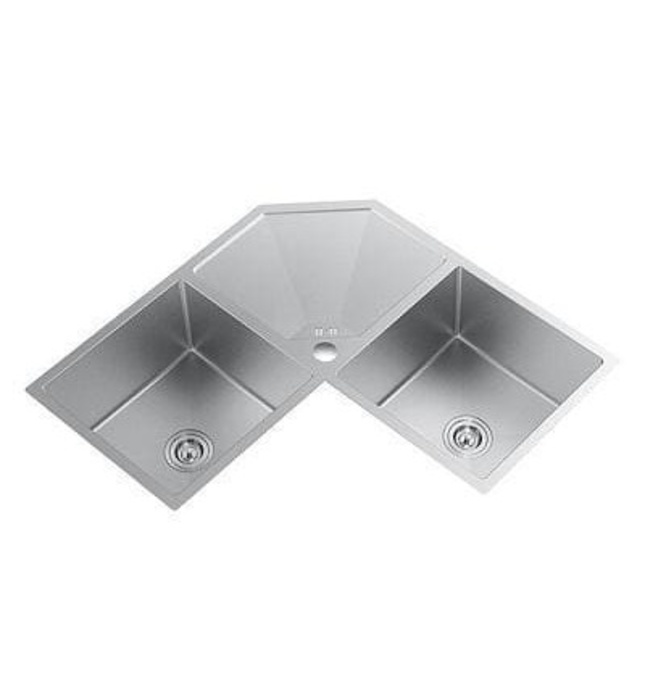 Chậu rửa bát góc đú Inox 304 góc có bàn Bancoot 1502R