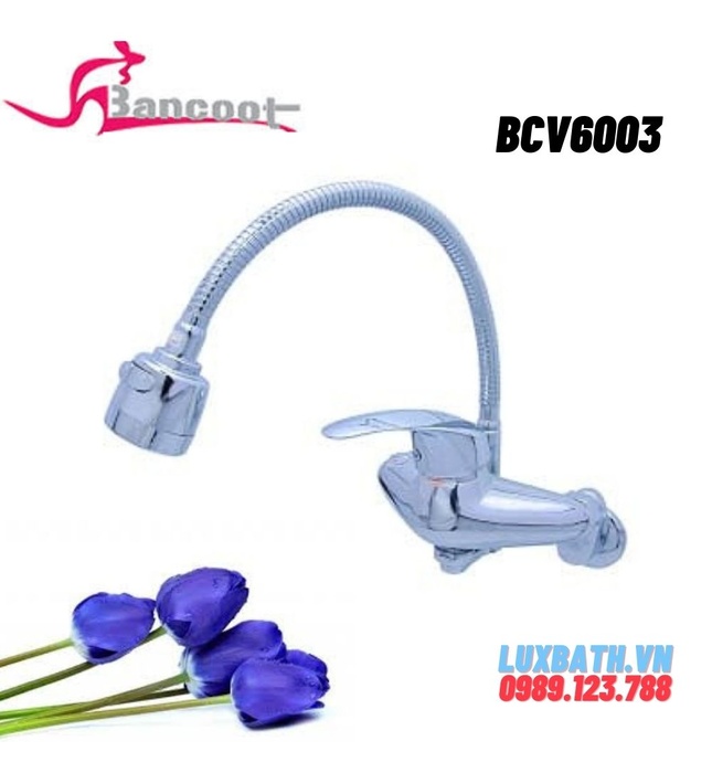 Vòi bếp lạnh cần mềm gắn tường Bancoot BCV6003
