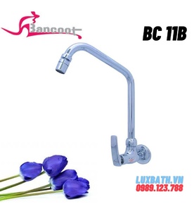 Vòi bếp lạnh gắn tường Bancoot BC 11B đầu xoay