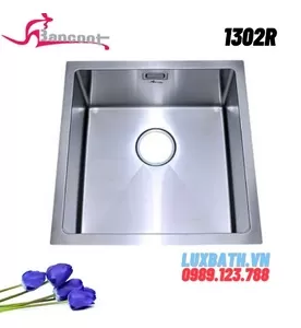 Chậu rửa bát Inox 304 1 hố Bancoot 1302R