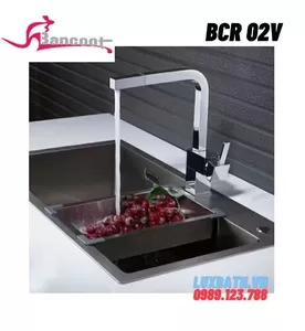 Vòi bếp nóng lạnh dây rút gắn chậu Bancoot BCR 02V (BCR02V)