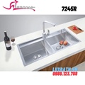 Chậu rửa bát Inox 304 2 hố cân Bancoot 7245R 