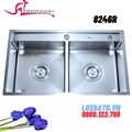 Chậu rửa bát Inox 304 2 hố cân Bancoot 8246R 