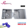 Chậu rửa bát Inox 304 2 hố có bàn Bancoot 1605R 