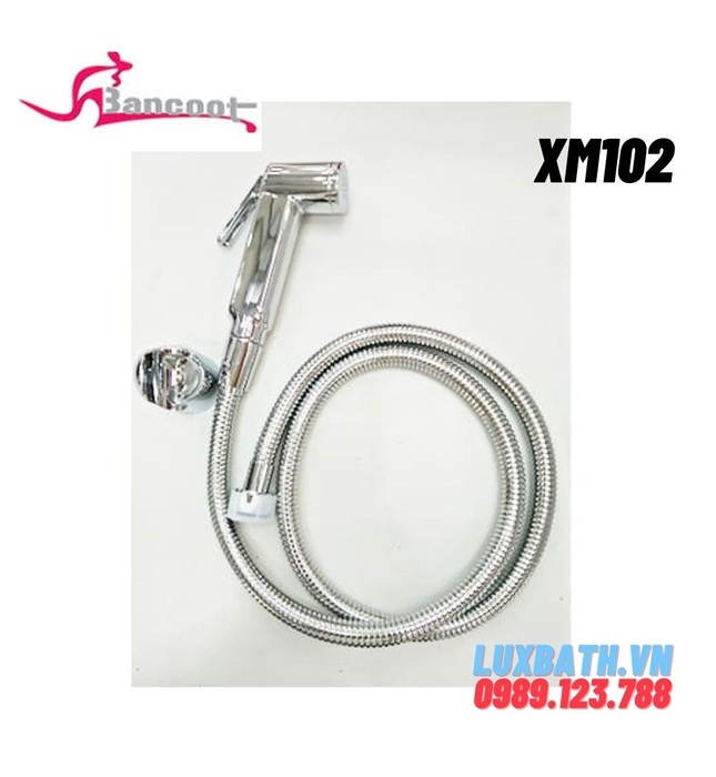 Vòi xịt vệ sinh nhựa mạ crom Bancoot XM 102