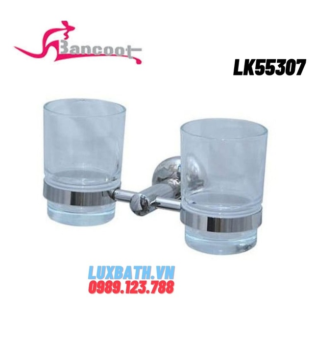 Kệ cốc đôi Inox 304 Bancoot LK55307
