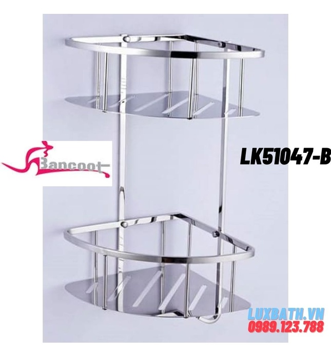 Kệ góc để đồ 2 tầng Bancoot LK 51047B