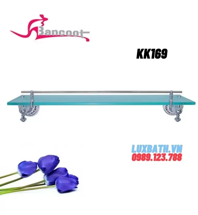 Kệ kính dưới gương đồng mạ Bancoot KK169