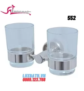 Kệ cốc đôi Inox 304 Bancoot 552
