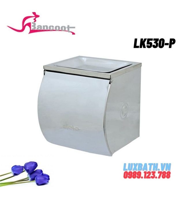 Lô giấy vệ sinh kín inox 304 Bancoot LK530-P