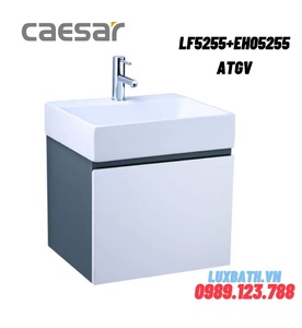 Bộ Tủ chậu lavabo Treo Tường Caesar LF5255+EH05255ATGV