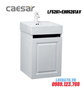 Bộ Tủ chậu lavabo Treo Tường Caesar LF5261+EH05261AV 