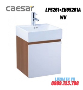 Bộ Tủ chậu lavabo Treo Tường Caesar LF5261+EH05261AWV