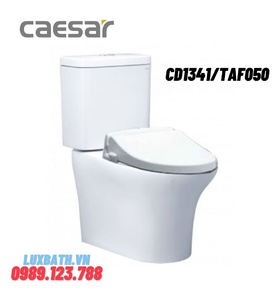 Bồn cầu 2 khối nắp rửa cơ Caesar CD1341/TAF050