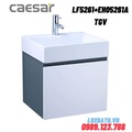 Bộ Tủ chậu lavabo Treo Tường Caesar LF5261+EH05261ATGV