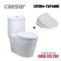 Bồn cầu 1 khối nắp điện tử Caesar CD1364+TAF400H 