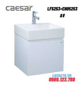 Bộ Tủ chậu lavabo Treo Tường Caesar LF5253+EH05253AV