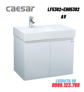 Bộ Tủ Chậu lavabo Treo Tường Caesar LF5382+EH05382AV