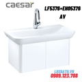 Bộ Tủ chậu lavabo Treo Tường Caesar LF5376+EH05376AV