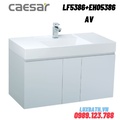 Bộ Tủ chậu lavabo Treo Tường Caesar LF5386+EH05386AV