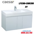 Bộ Tủ chậu lavabo Treo Tường Caesar LF5388+EH05388AV