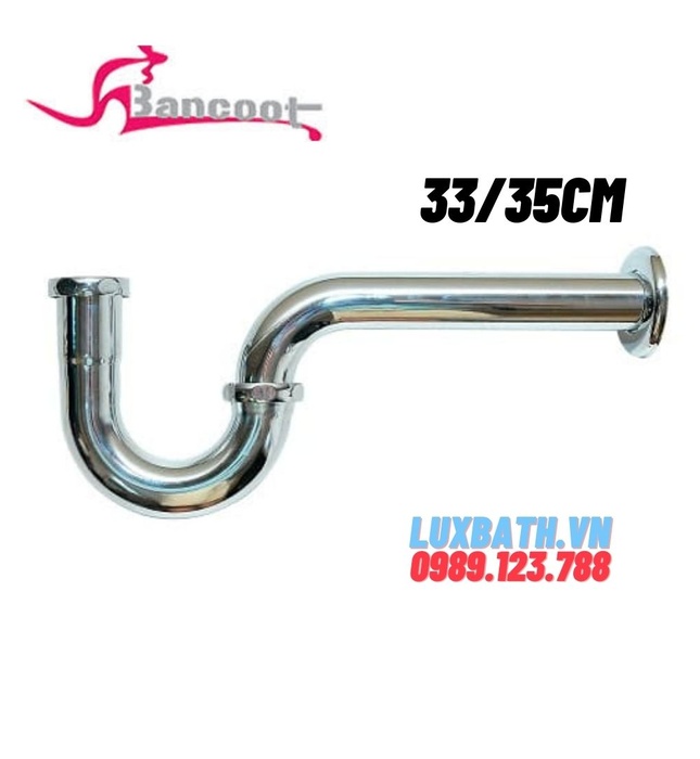 Đuôi xi phông chậu rửa lavabo Bancoot 33/35cm
