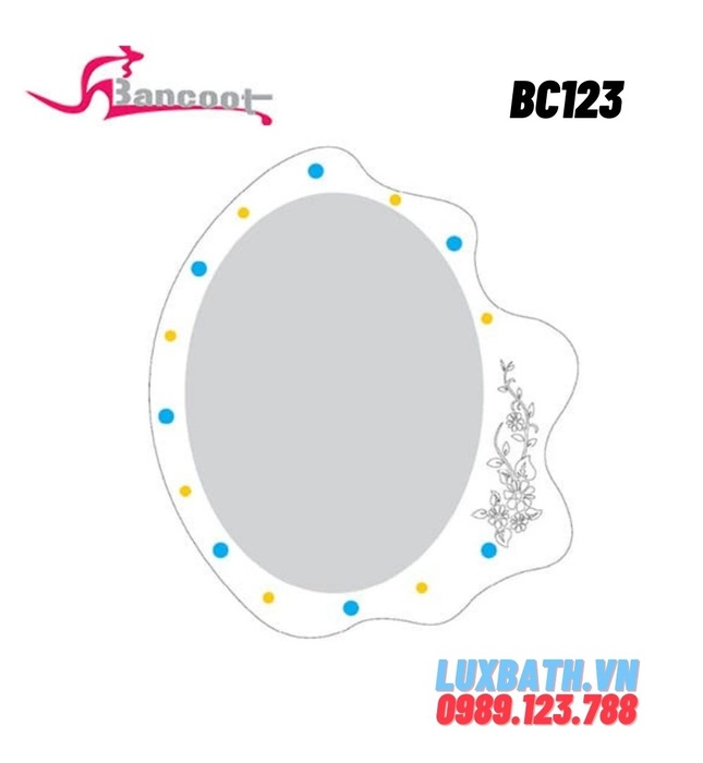 Gương treo tường tráng bạc 5 lớp Bancoot BC 123