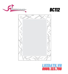 Gương treo tường tráng bạc 5 lớp kẻ viền Bancoot BC 112