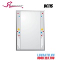 Gương treo tường tráng bạc 5 lớp đính hạt viền Bancoot BC 115