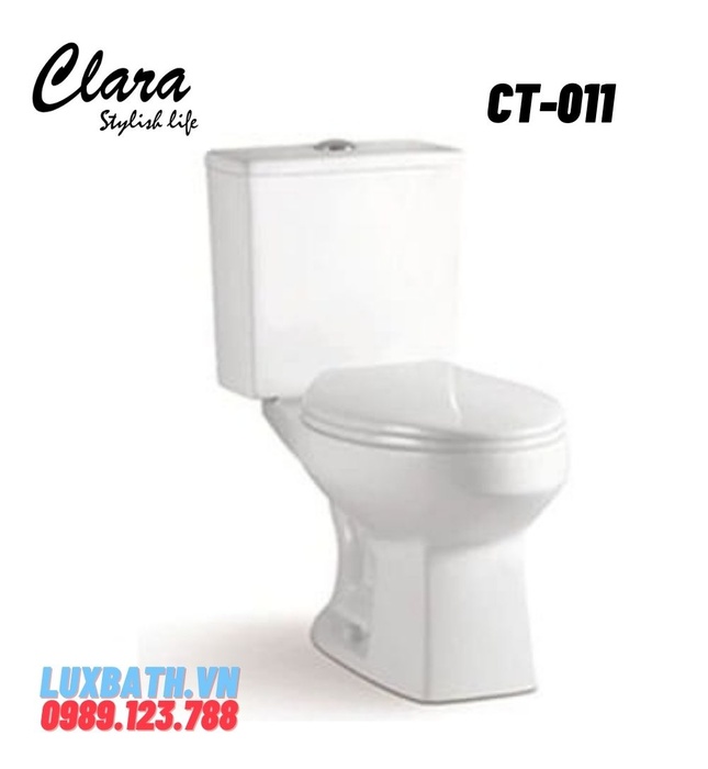 Bồn cầu 2 khối nắp rơi êm Clara CT-011