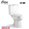 Bồn cầu 2 khối nắp rơi êm Clara CT-011
