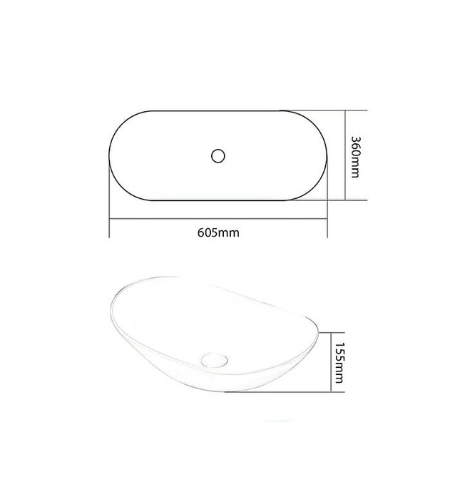 Chậu rửa Lavabo đặt bàn Clara CB-1115