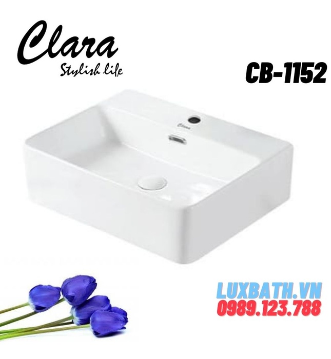 Chậu rửa Lavabo đặt bàn Clara CB-1152
