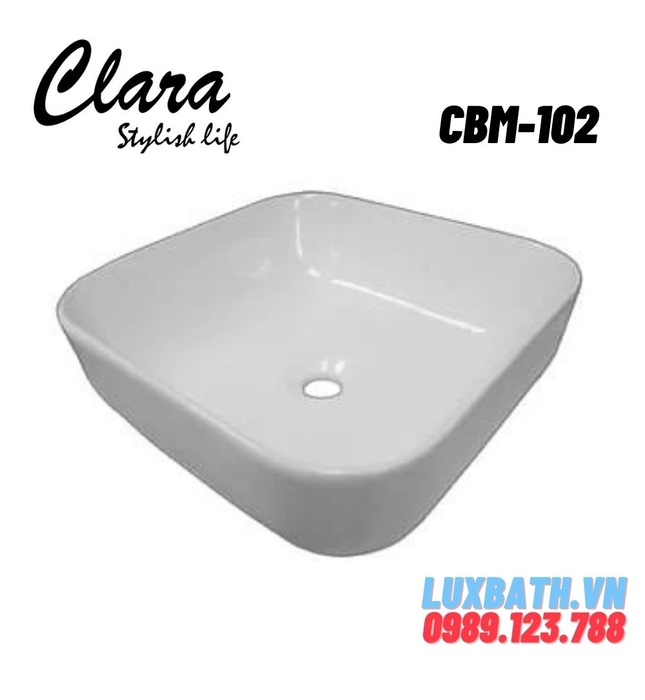 Chậu rửa Lavabo đặt bàn Clara CBM-102 