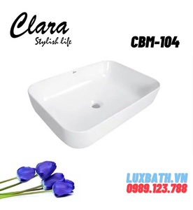 Chậu rửa Lavabo đặt bàn Clara CBM-104 