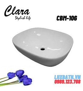 Chậu rửa Lavabo đặt bàn Clara CBM-106 