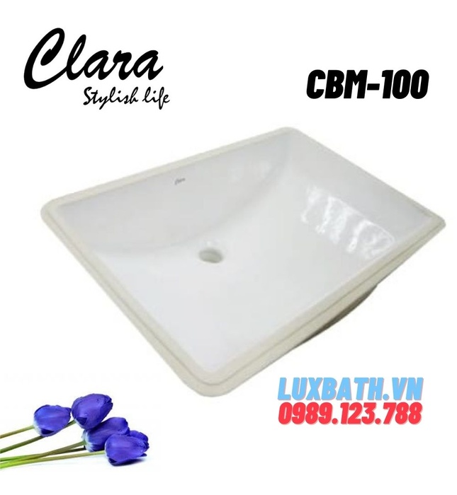 Chậu rửa Lavabo âm bàn Clara CBM-100 