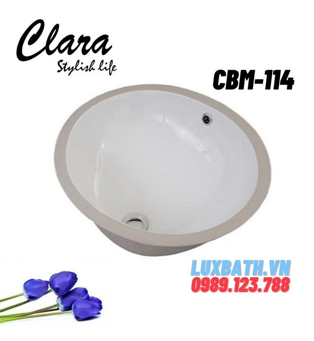 Chậu rửa Lavabo âm bàn Clara CBM-114