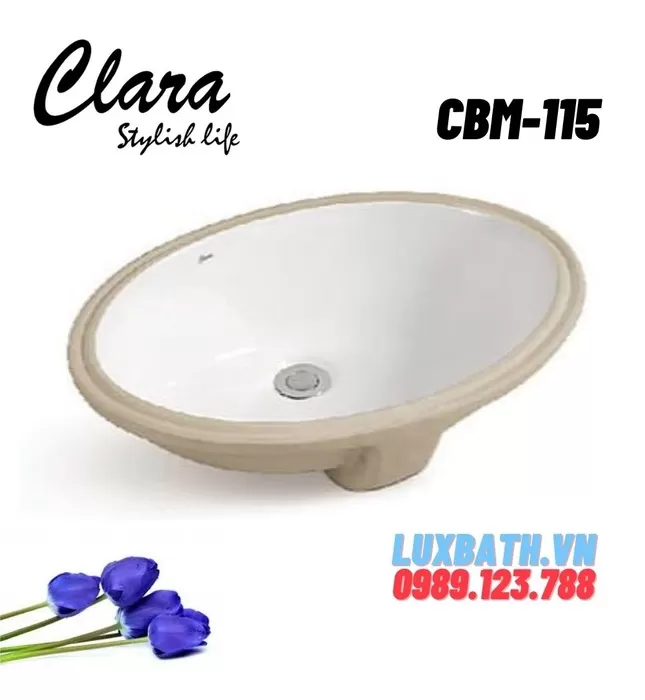 Chậu Lavabo Âm Bàn Clara CBM-115