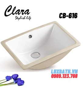 Chậu rửa Lavabo âm bàn Clara CB-616