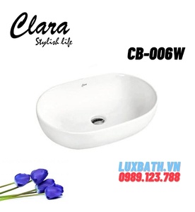 Chậu rửa Lavabo đặt bàn Clara CB-006W