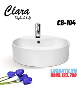 Chậu Lavabo Dương Bàn Clara CB-104