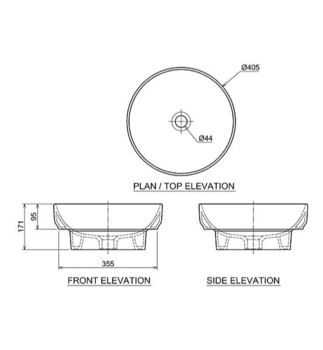 Chậu Lavabo Bán Âm Clara CBM-110