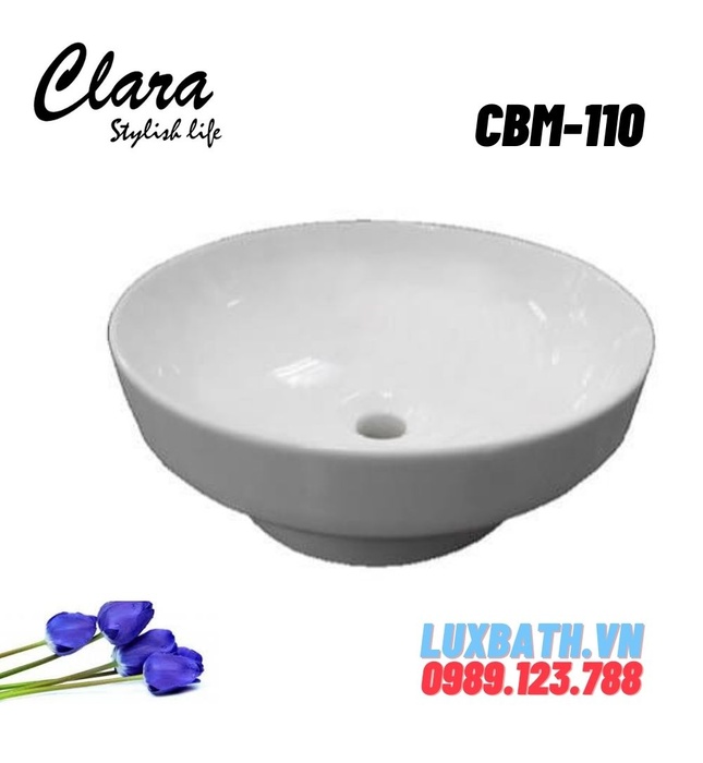 Chậu rửa Lavabo bán âm Clara CBM-110 