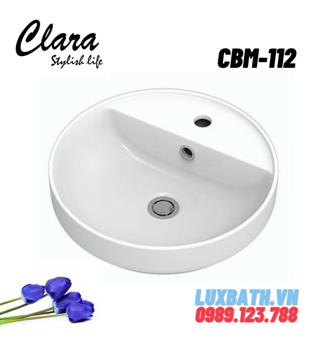 Chậu rửa Lavabo bán âm Clara CBM-112 