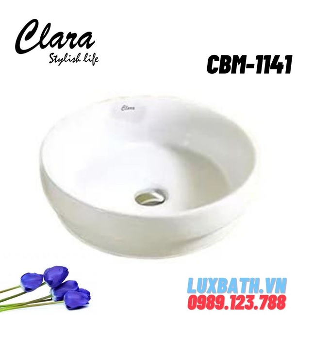 Chậu rửa Lavabo bán âm Clara CBM-1141