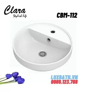 Chậu Lavabo Bán Âm Clara CBM-112