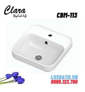 Chậu rửa Lavabo bán âm Clara CBM-113 
