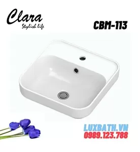 Chậu Lavabo Bán Âm Clara CBM-113